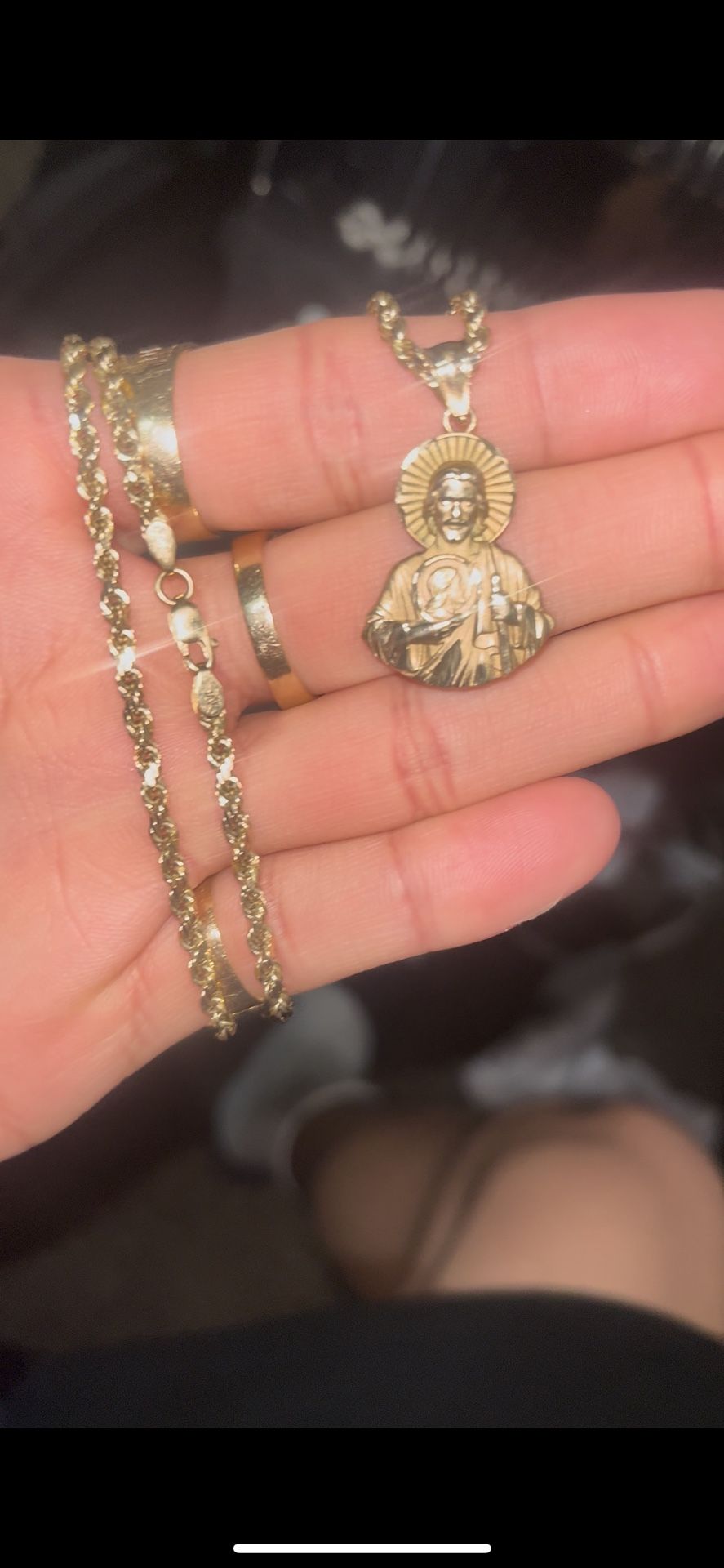 14k Gold Rope Chain