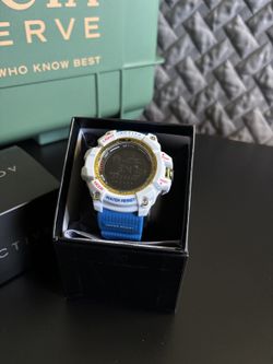Activa X Invicta White and Blue Digital Sport Watch