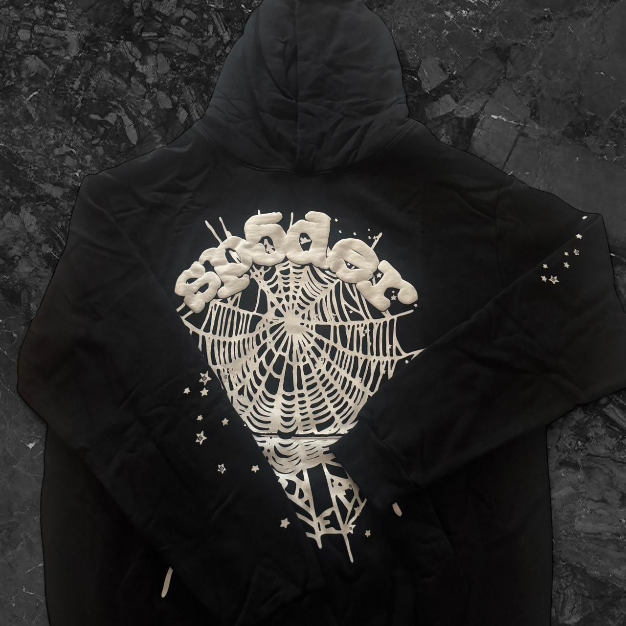 OG Web black Sp5der Hoodie Size L