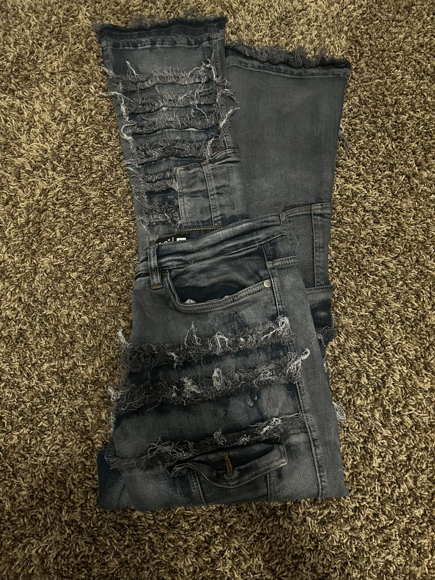 Midnight Purple Stacked Jeans