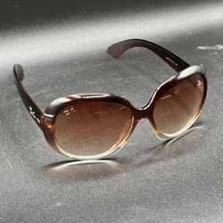 Y2K RAY-BAN RB 4098 6116-136 JACKIE OHH II Brown GRADIENT SUNGLASSES