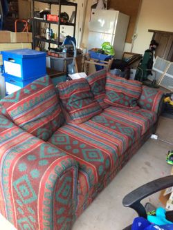 Colorful Southwestern Couch