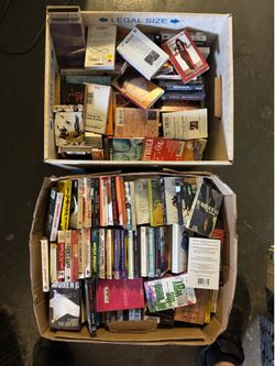2 Boxes full of cassette tape singles