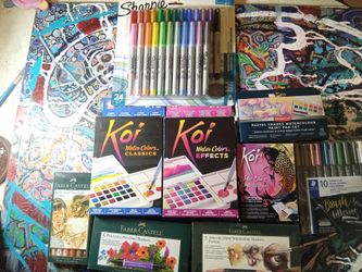 Water colors & Markers