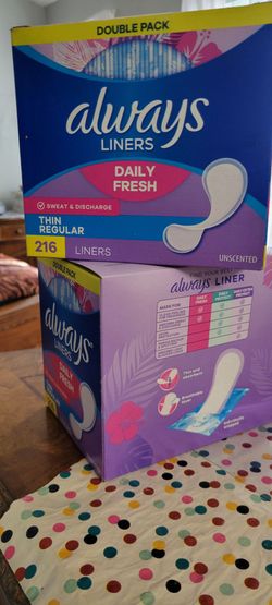 Always Daily Fresh Liners Double Pack 216ct