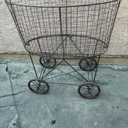 Vintage Laundry Basket 