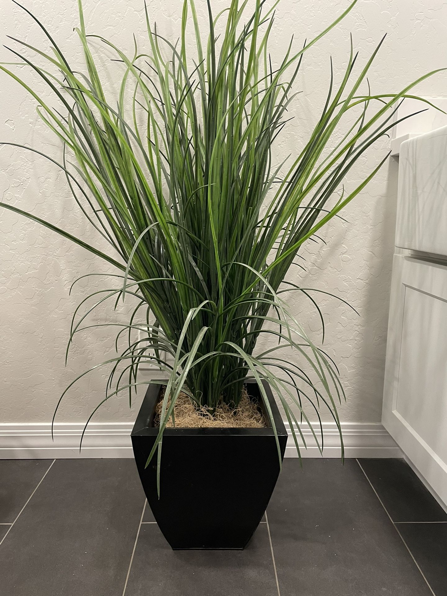 Artificial Grass Plant With Pot