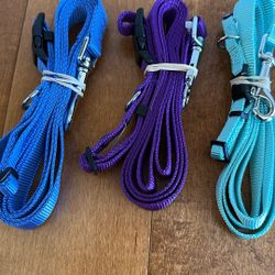 Brand New Dog Leashes (6’) and Matching Collars $12