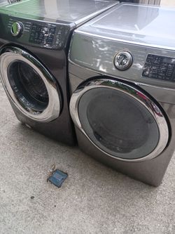 Samsung washer and dryer for low price working well when you get there I will pinging for you