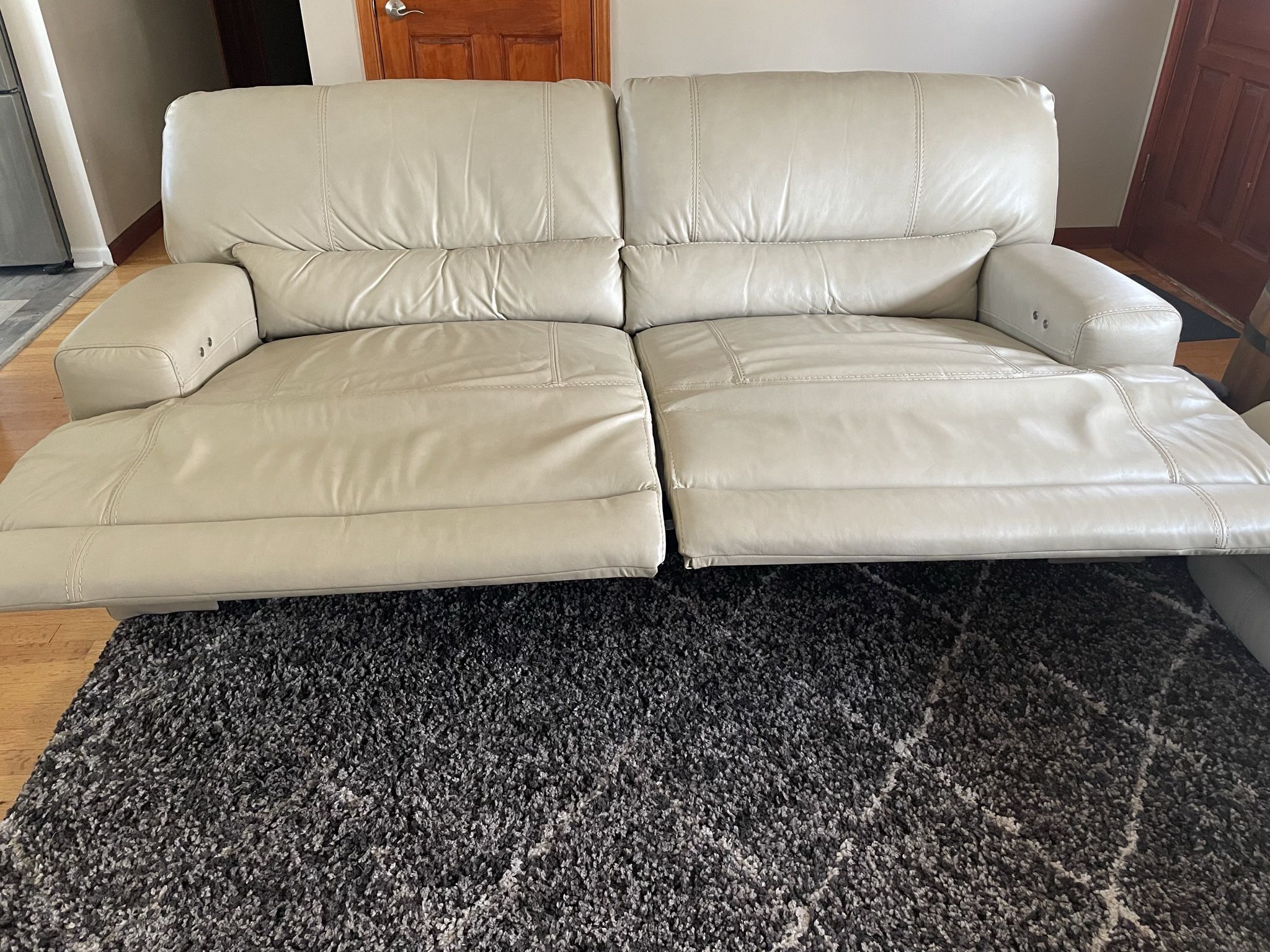 Recliner Leather Love Seat