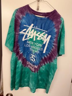 Stussy tie dye t shirt