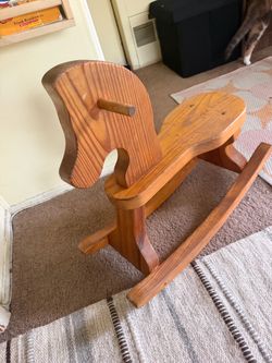 Wooden Kids Rocking Horse