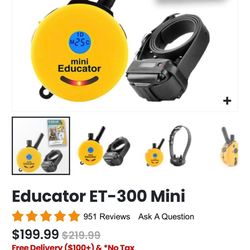 Mini Educator e-collar - New in box for Sale