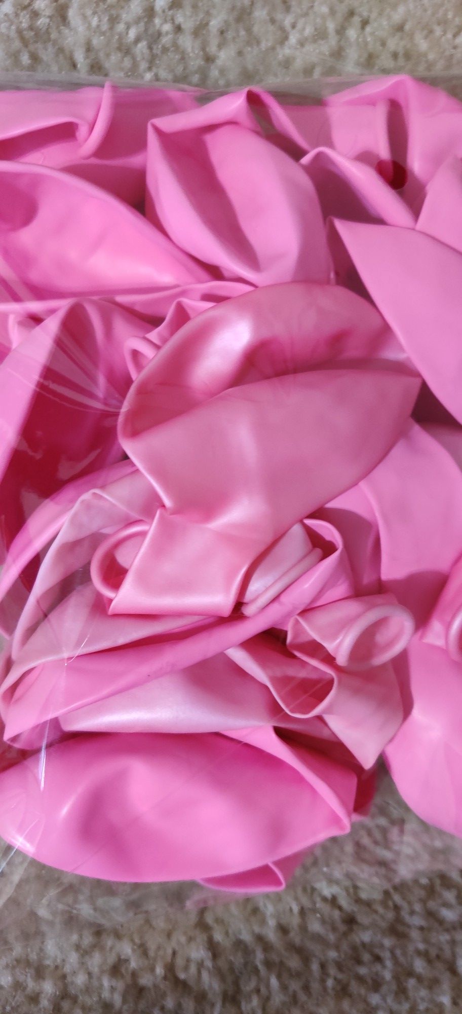 Birthday party decorations pink latex balloons 23 pack.... Long size