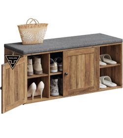 Dark brown color only : Shoe Rack Cabinet with Door