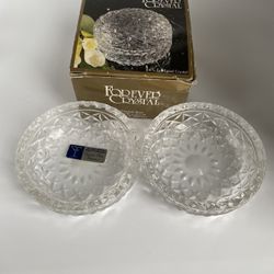 Vintage Forever Crystal Cachet Box / Trinket Box Home Decor, 3 3/4” x 2 1/4”