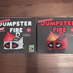 100% Soft Dumpster Fire Deadpool Set