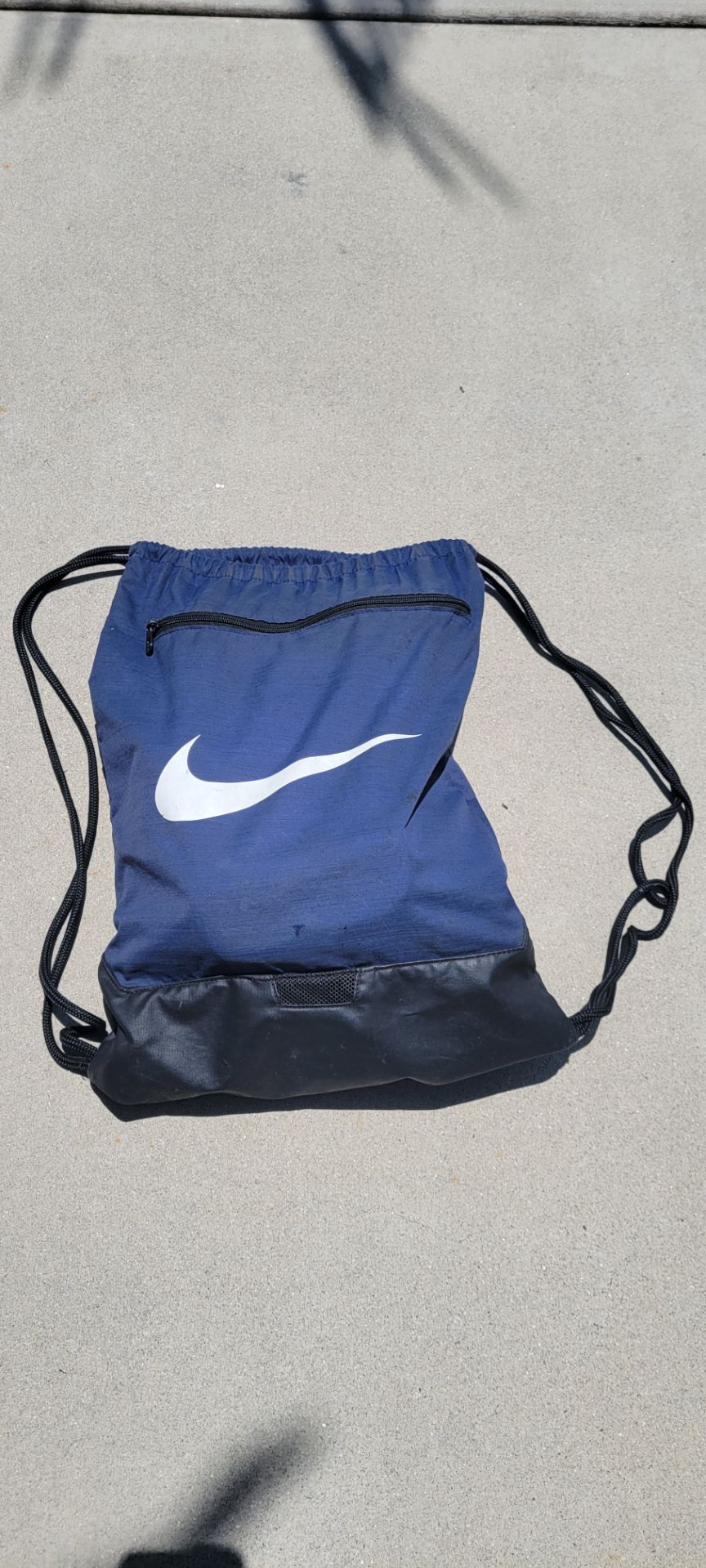 Nike Blue drawstring bag