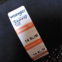 Wrangler Boys Jeans 14 Slim