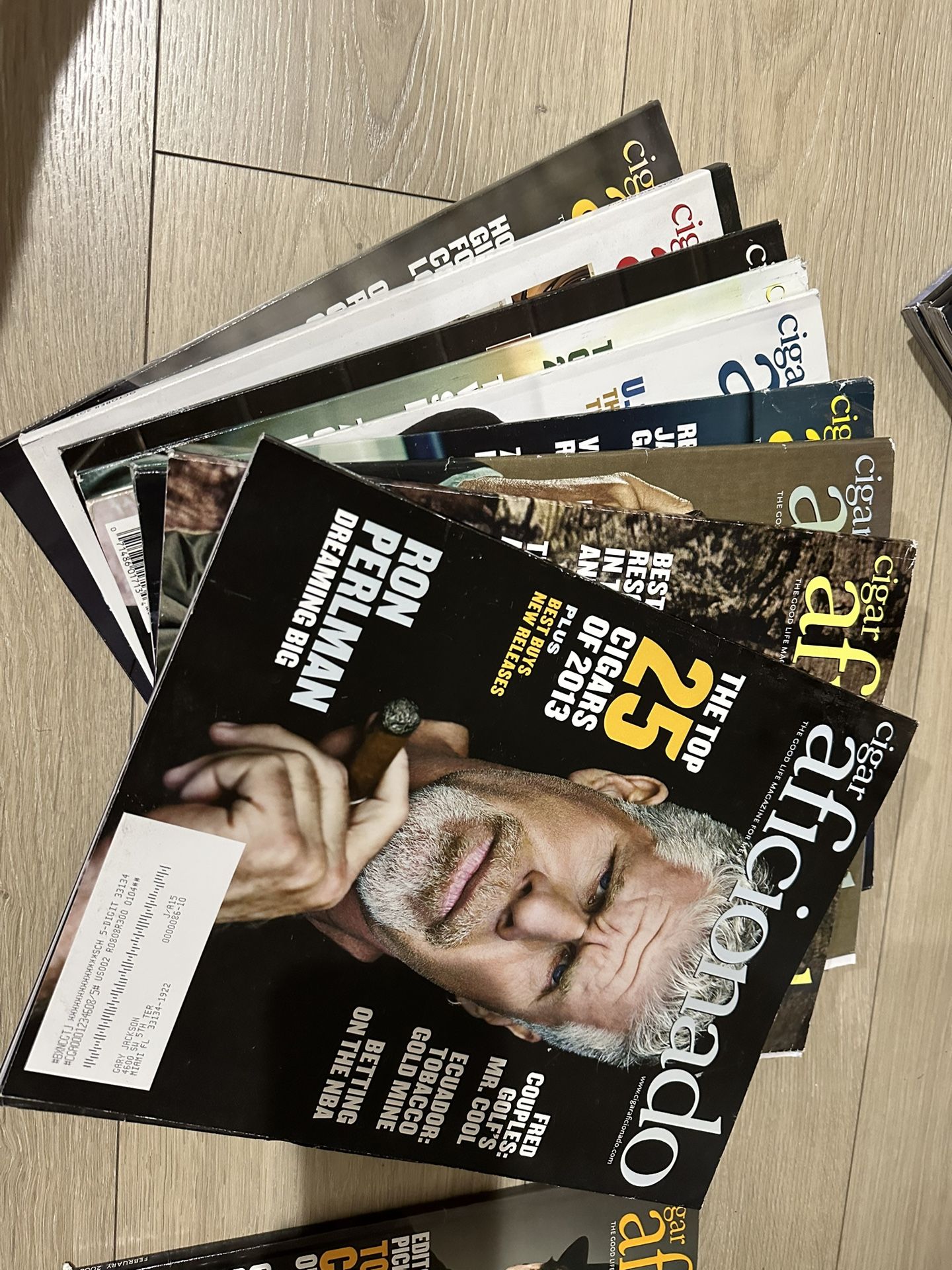 43 2010-2017 Cigar Aficionado Magazines