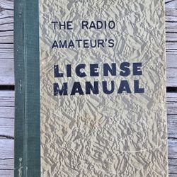 Vintage Military The Radio Amatuer's Radio License