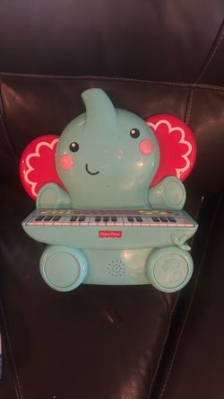 Fisher-Price Elephant Kids Piano Keyboard Toy