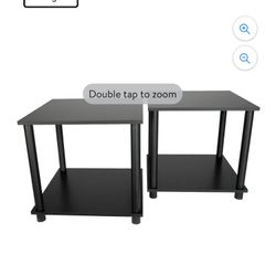 Black End Tables (Set Of 2)