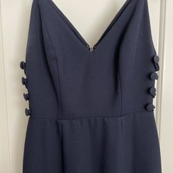 Navy Blue Long Dress