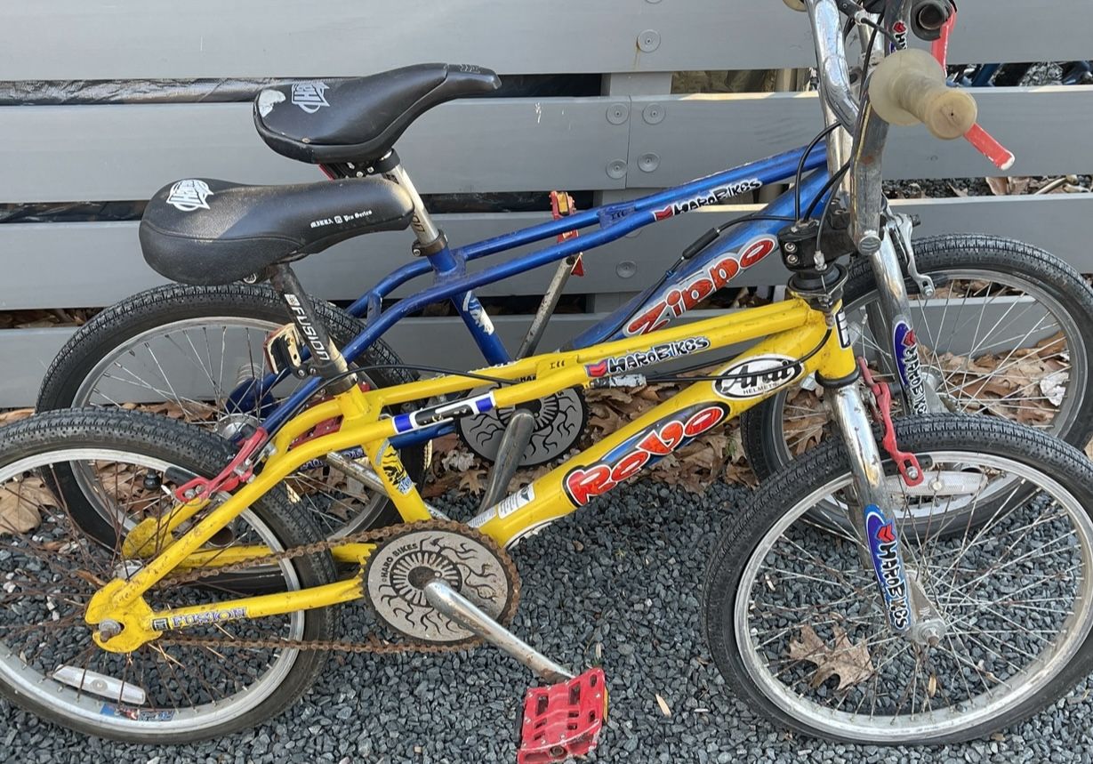 90s Haro Zippo 350 Revo 300 Yellow 20 bmx bikes mid school bmx for Sale in Pomona NY OfferUp