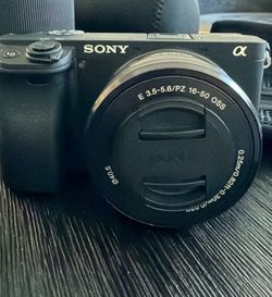 Sony A6400 with 2 lenses bags and extra lens filters