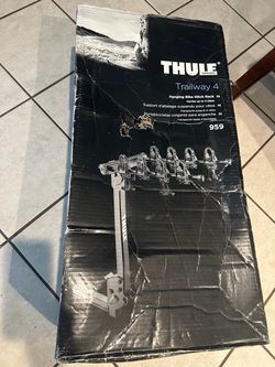THULE SWEDEN TRAILWAY 4 HANGING BIKE HITCH RACK (CARRY 4 BIKES)