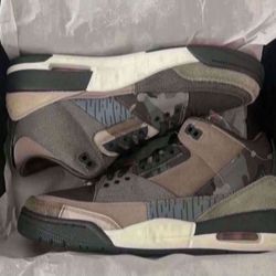 Air Jordan 3 Retro Patchwork Camo Size 10