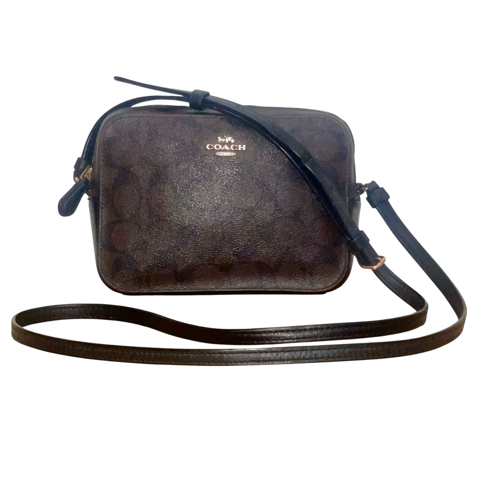 Coach Signature Mini Camera Crossbody Bag