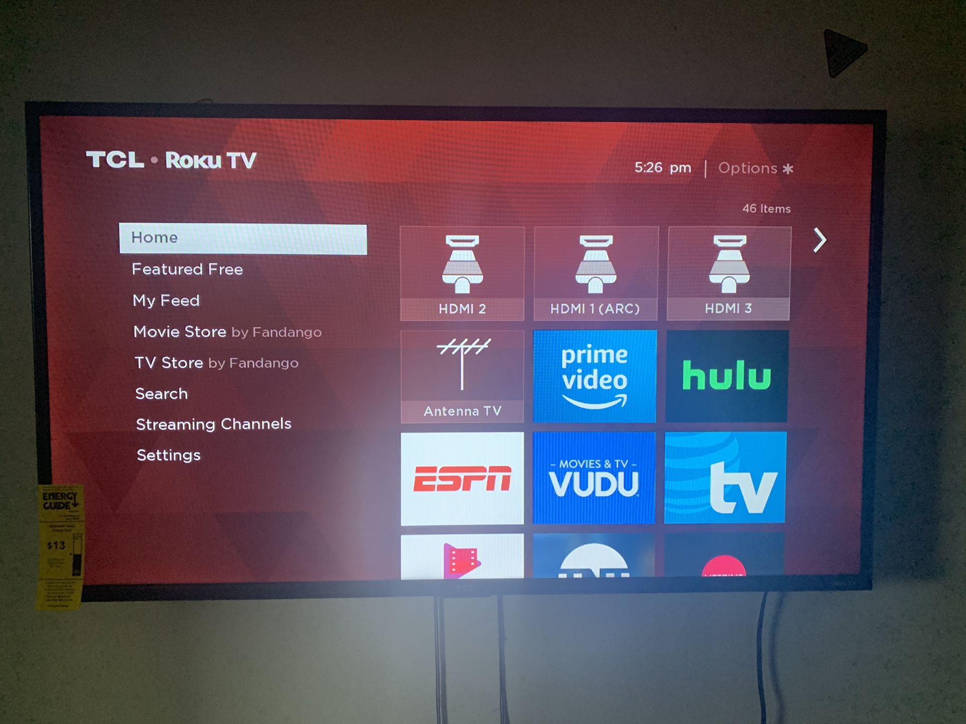 43’ TCL Roku Smart TV