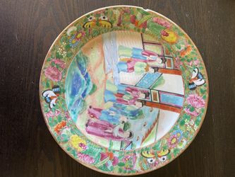 Chinese Rose Medallion Set of 4 Plates