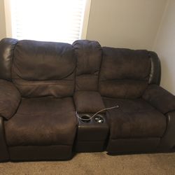 Power Recliner And Love Seat