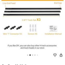 VANoopee H Track Rails Kit (10ft)