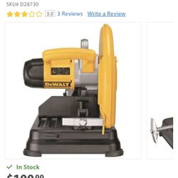 14 In Dewalt Cut Off Saw 