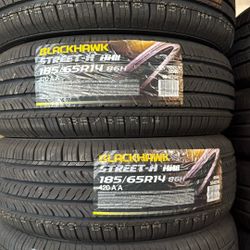 185/65/14 Blackhawk Tires