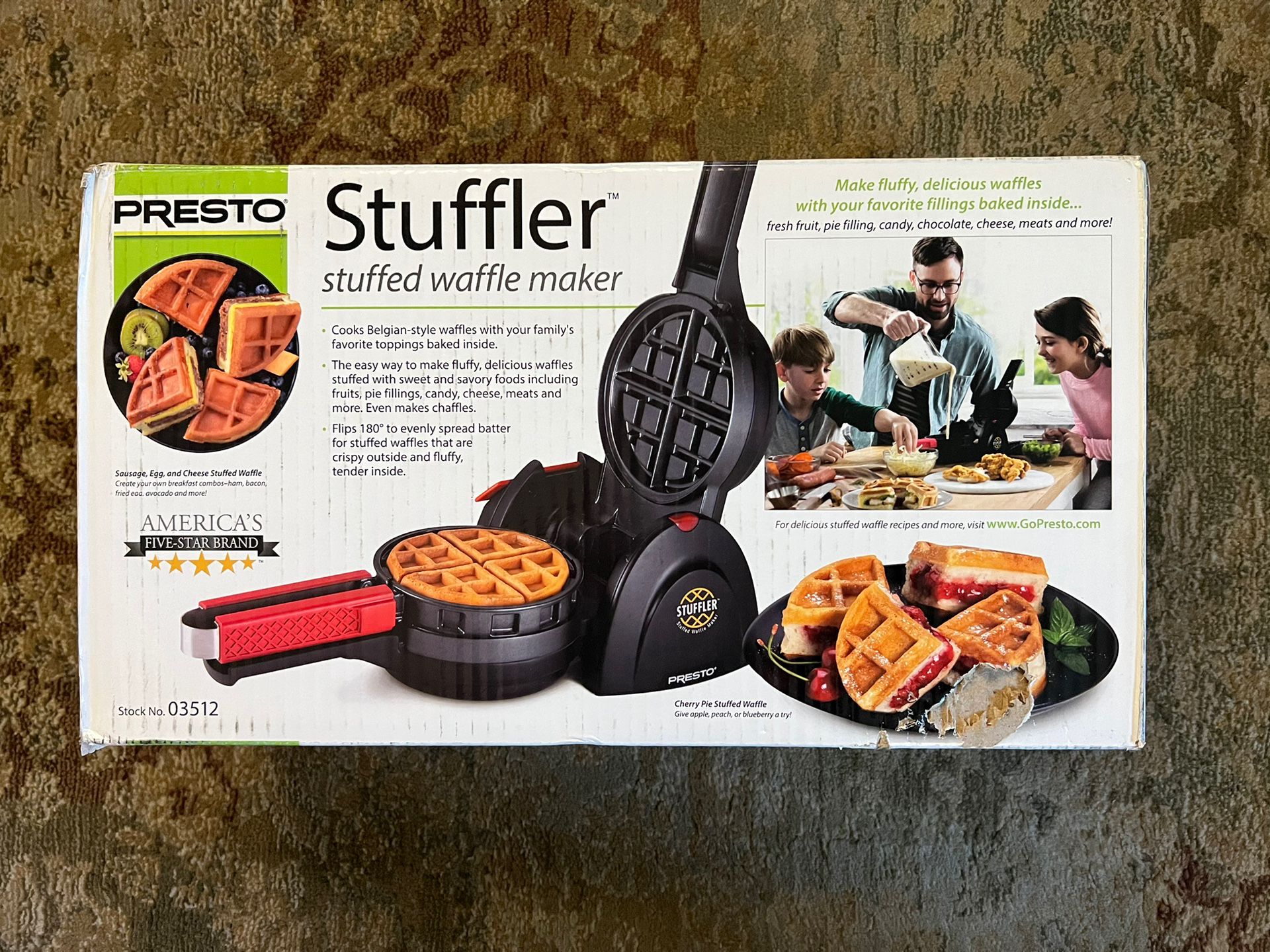 Presto Stuffler Stuffed Waffle Maker, Waffle Makers