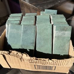 Green tile Bedrosians Cloe green 