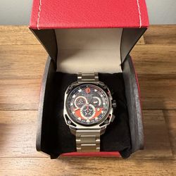 Lamborghini 4-Bolt Watch (Red/Black/Silver)