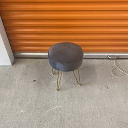 Gray Footstool 