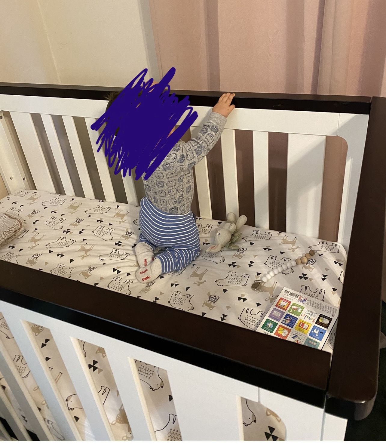 Used Crib, Standard Size, Fair Condition 