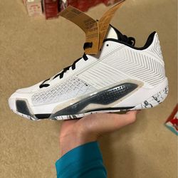Size 11.5 - Nike Air Jordan XXXVIII 38 Low Royalty White Metallic Gold Black