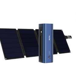 Autel 36W Solar Panel 15000mAh Phone Battery Pack Power Bank Portable Charger, Foldable, Outdoor Camping, Hiking, Fishing, Travel