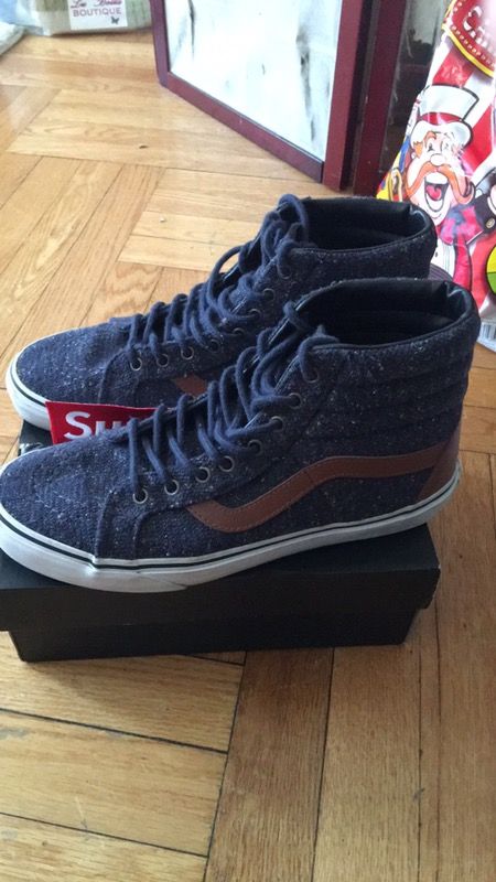 vans sk8 hi skateboard high tops sneakers like new