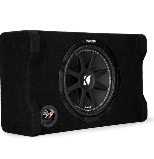 KICKER Comp 12" (30cm) Subwoofer in Down Firing Encl, 4-Ohm; RoHS Compliant