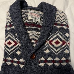 Lucky Brand Cardigan Shawl Sweater 