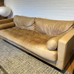 Leather Sofa Set - Sven Article - Mid Century Style